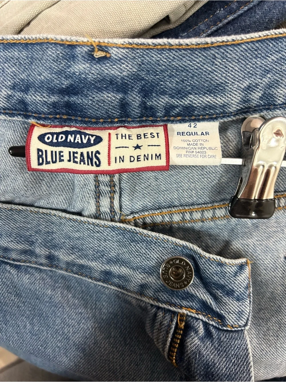 Vintage‎ Old Navy Relaxed Fit Men's Blue Denim Jeans
